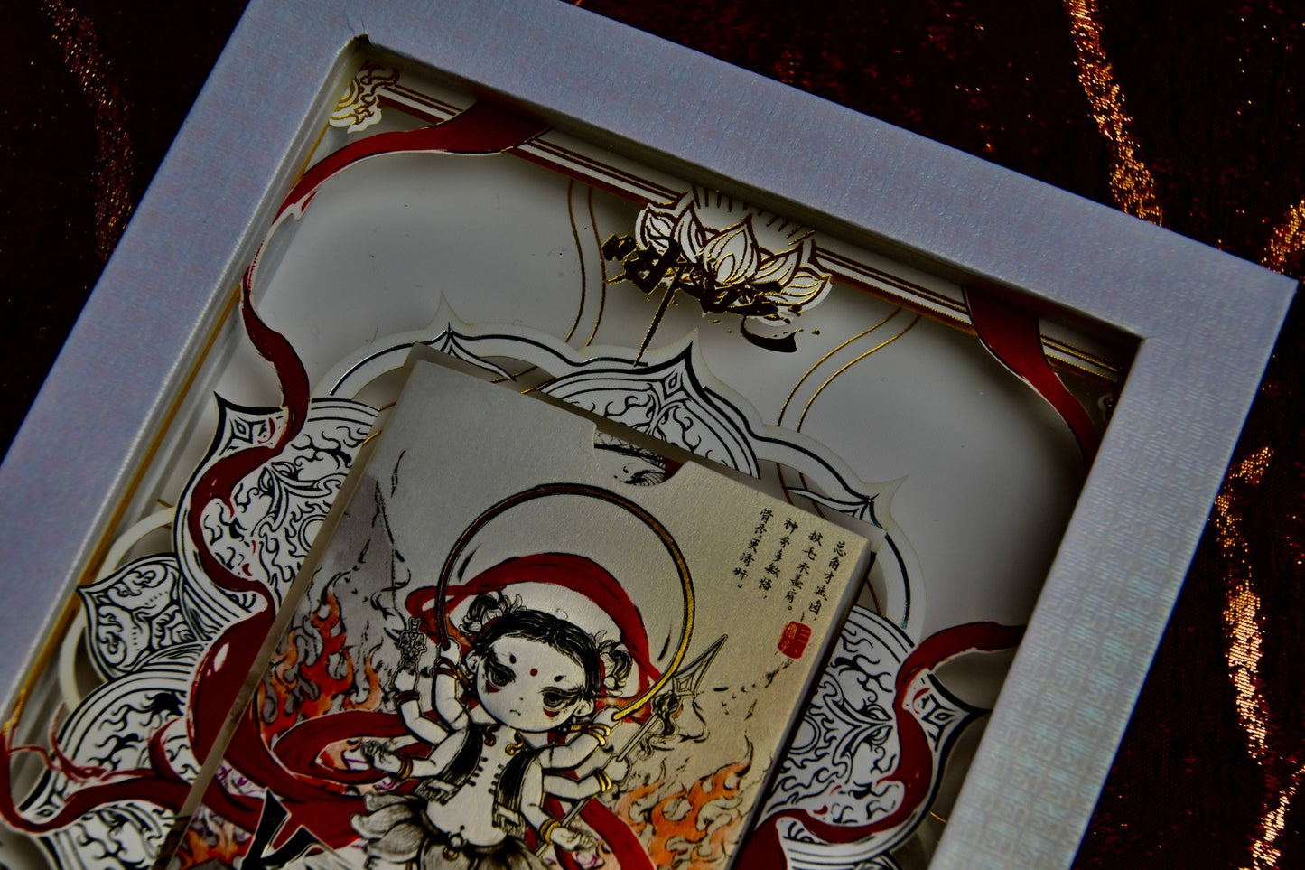 Nezha Paper Sculpture Set