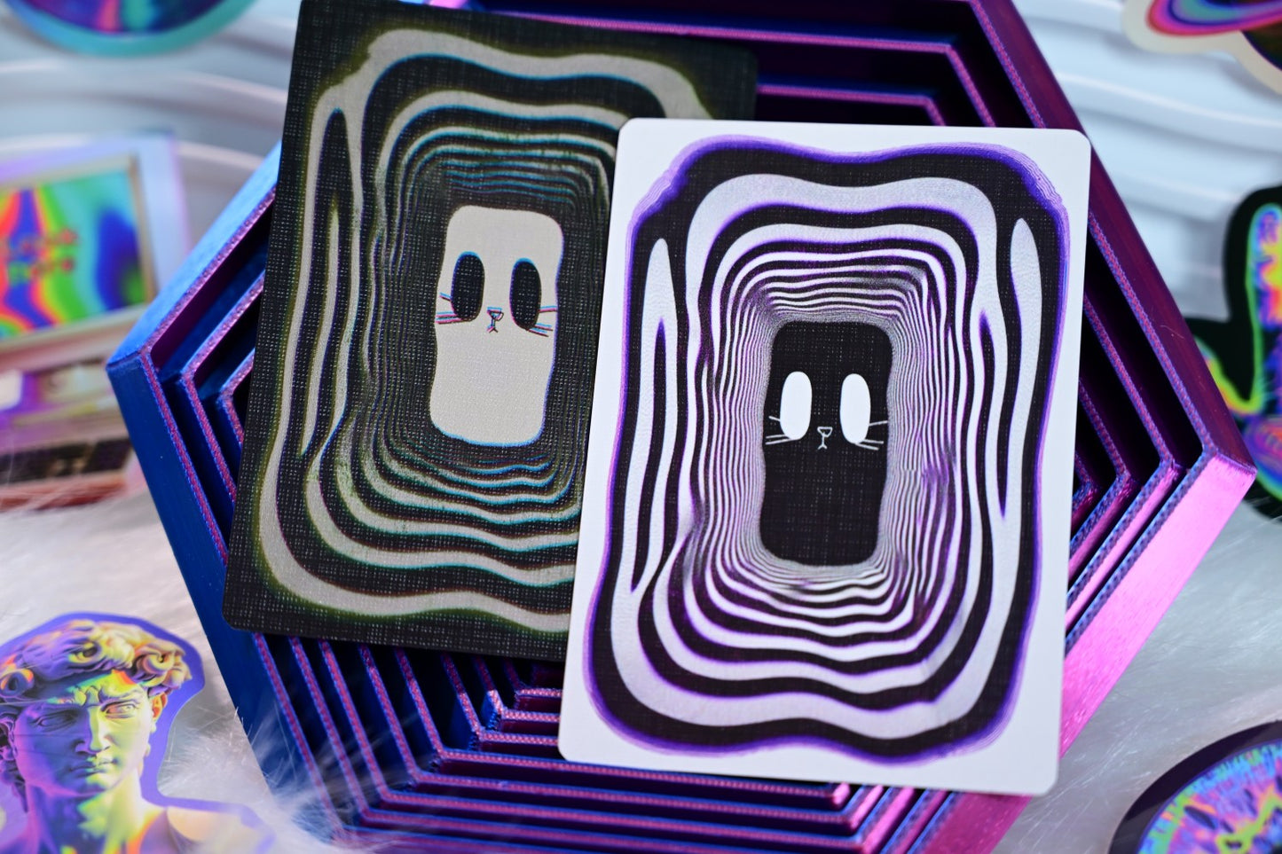 Radio Cat & Mad Bunny playing cards