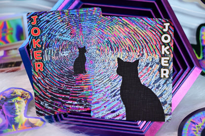 Radio Cat & Mad Bunny playing cards