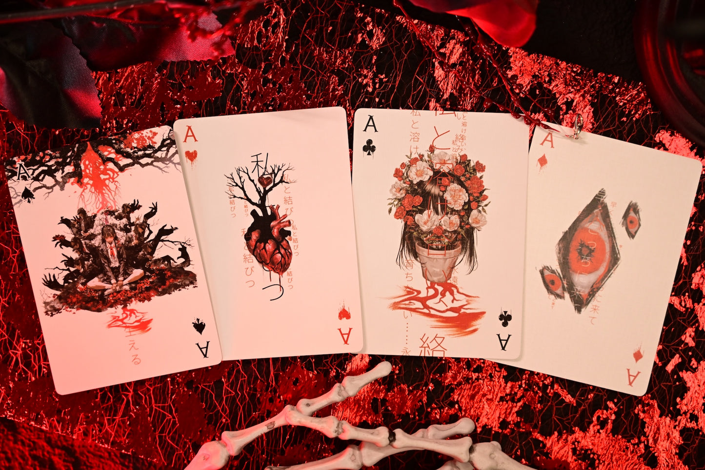 Flower, Tree, Leaf - series of playing cards