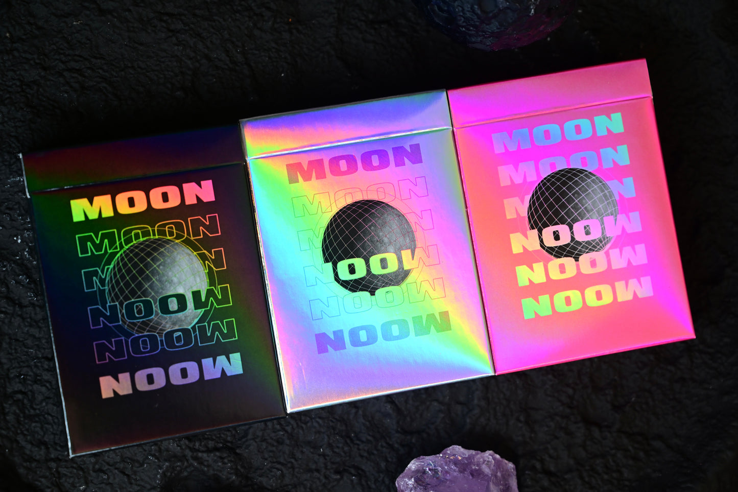 MOON (Super HOLO Series) cardistry playing cards