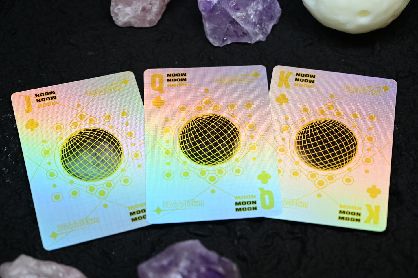 MOON (Super HOLO Series) cardistry playing cards