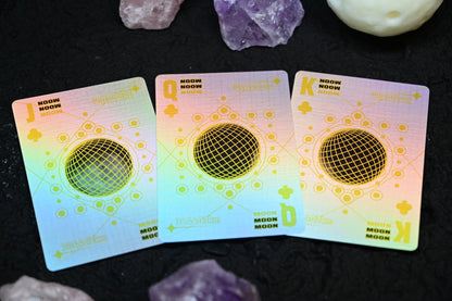 MOON (Super HOLO Series) cardistry playing cards