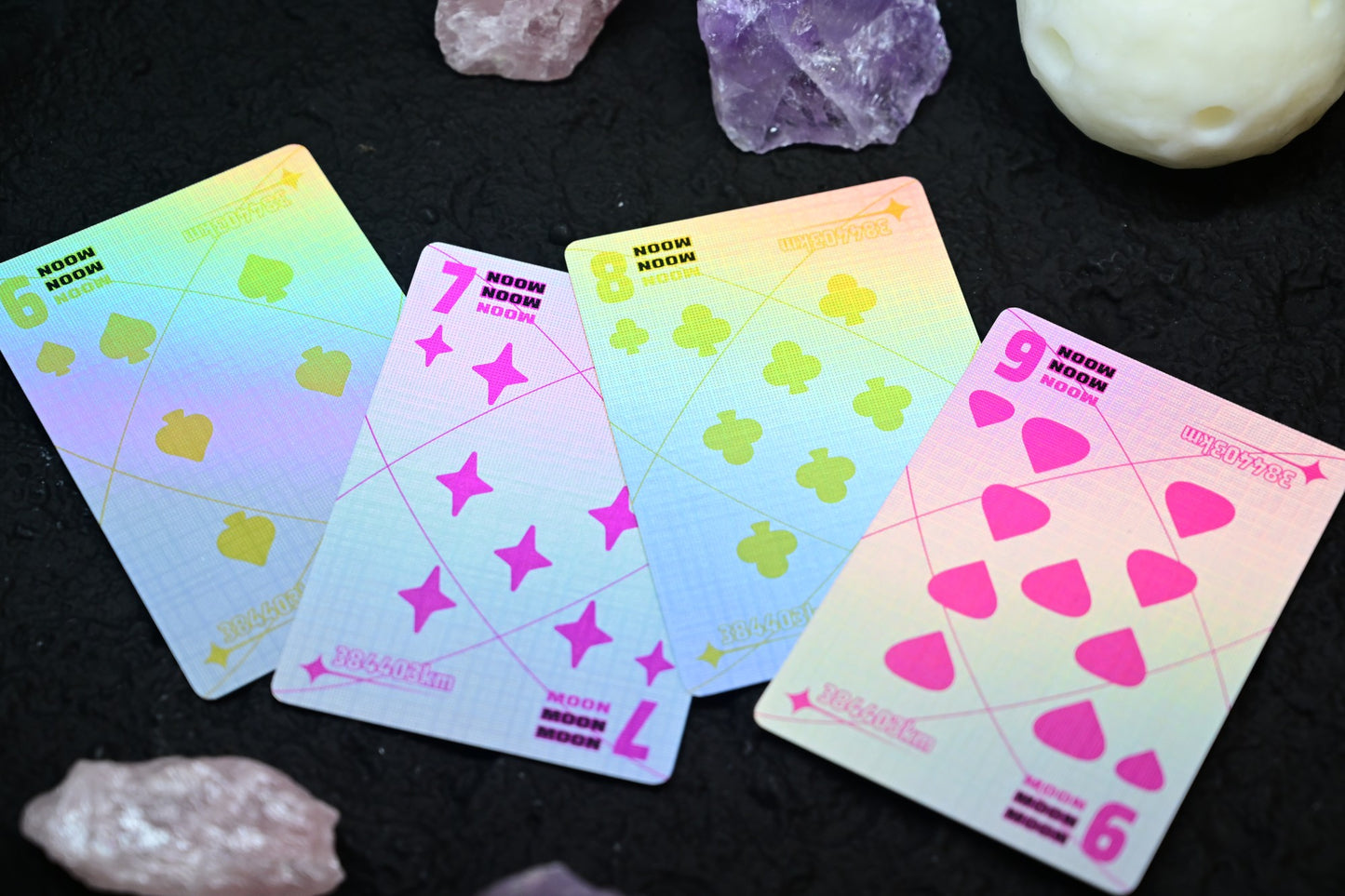 MOON (Super HOLO Series) cardistry playing cards