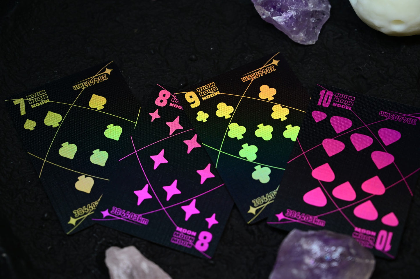 MOON (Super HOLO Series) cardistry playing cards