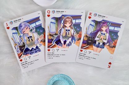 Sweet Cosplay Show playing cards series