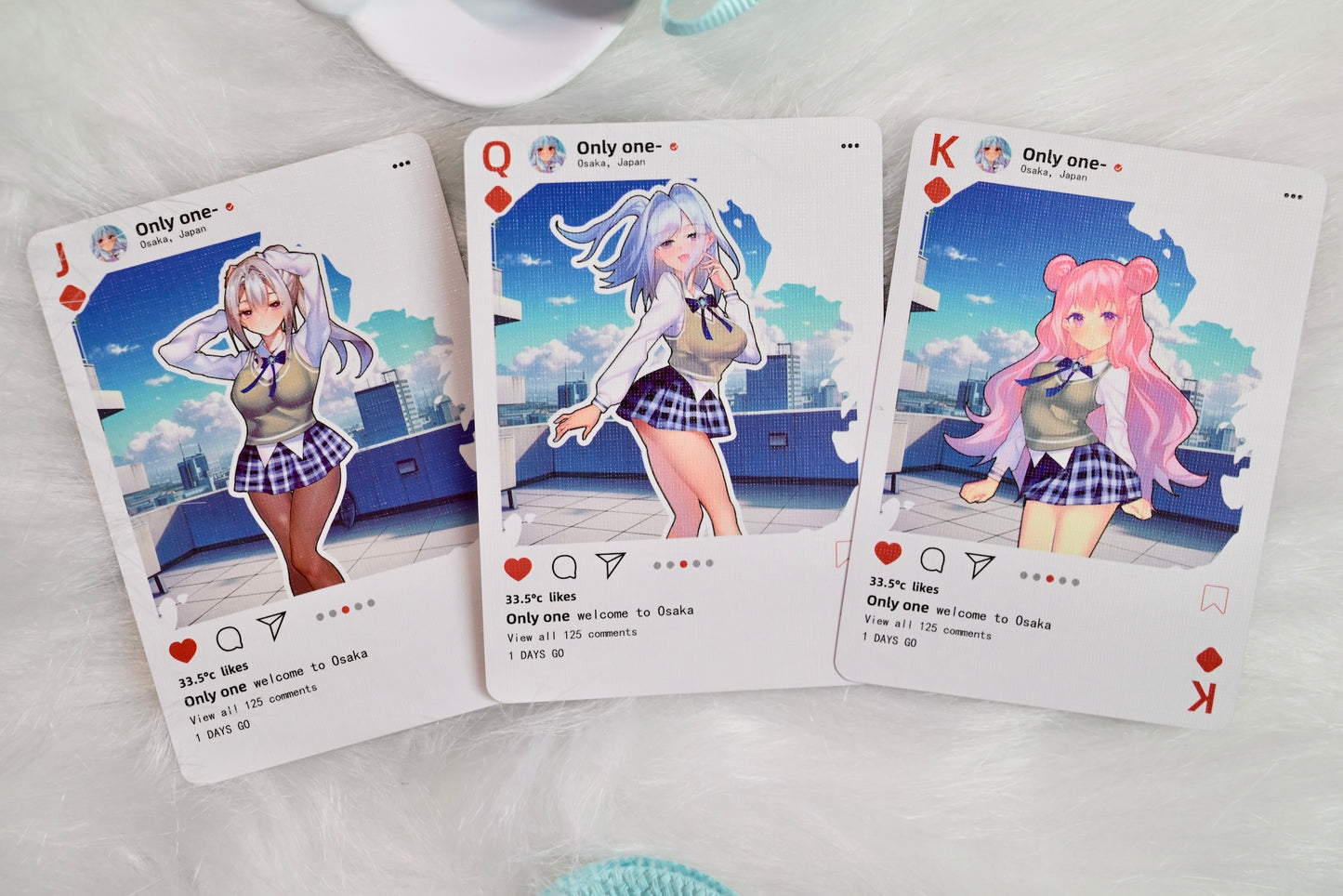 Sweet Cosplay Show playing cards series