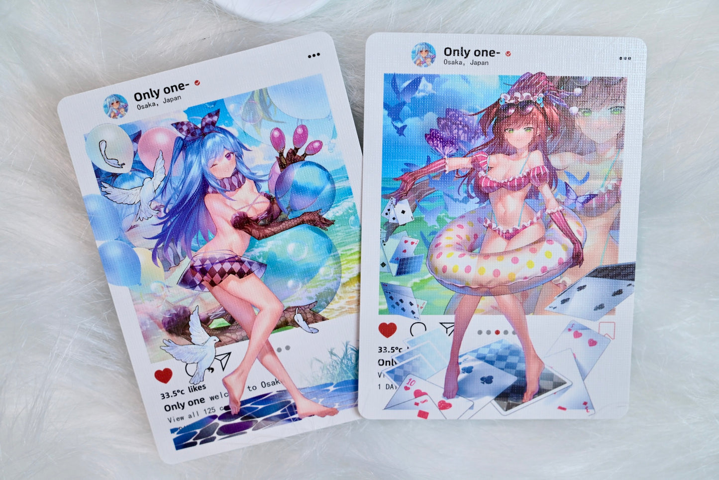 Sweet Cosplay Show playing cards series