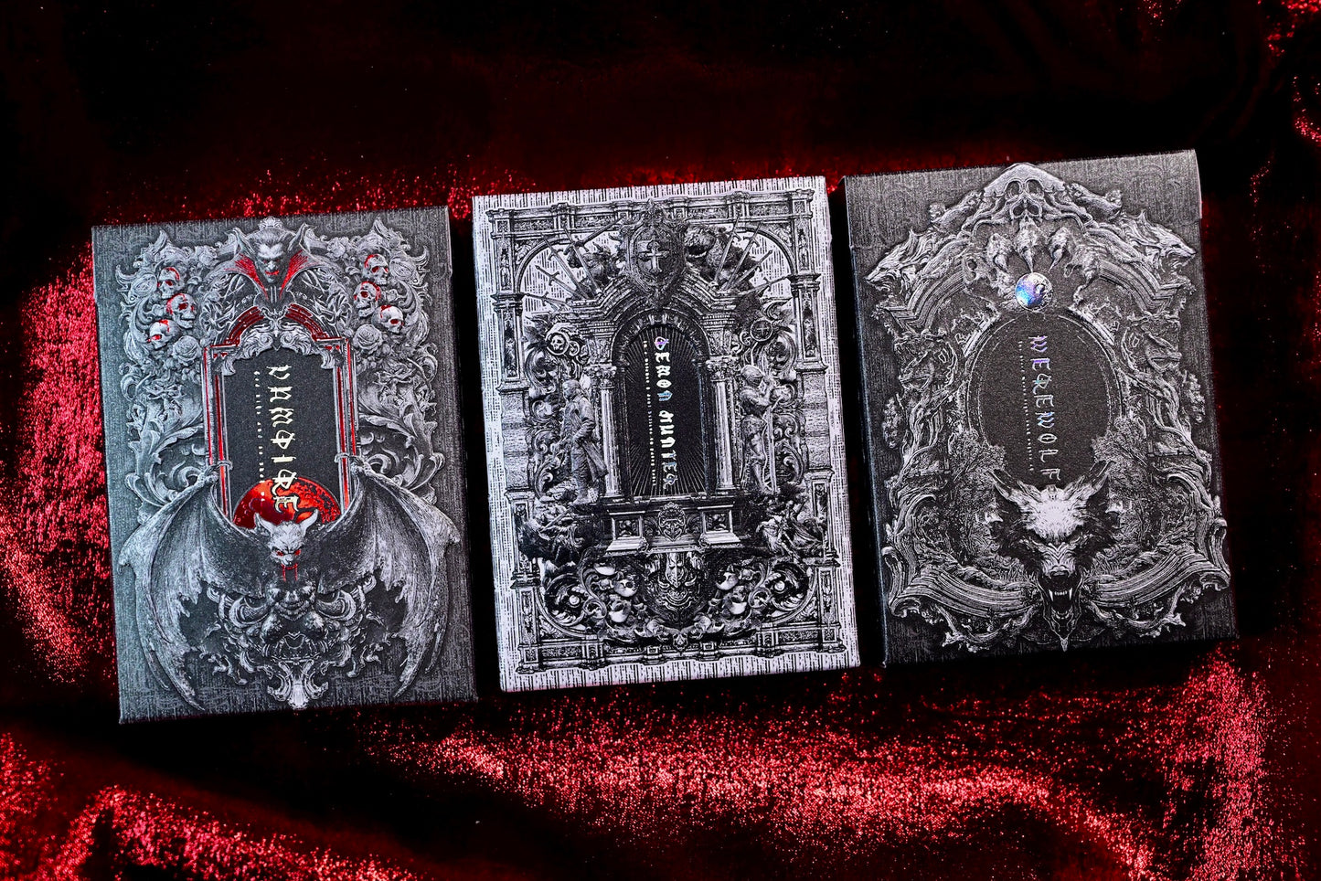Trinity of Night playing cards series