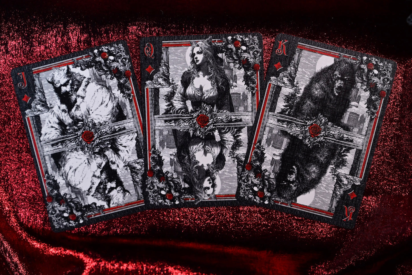 Trinity of Night playing cards series