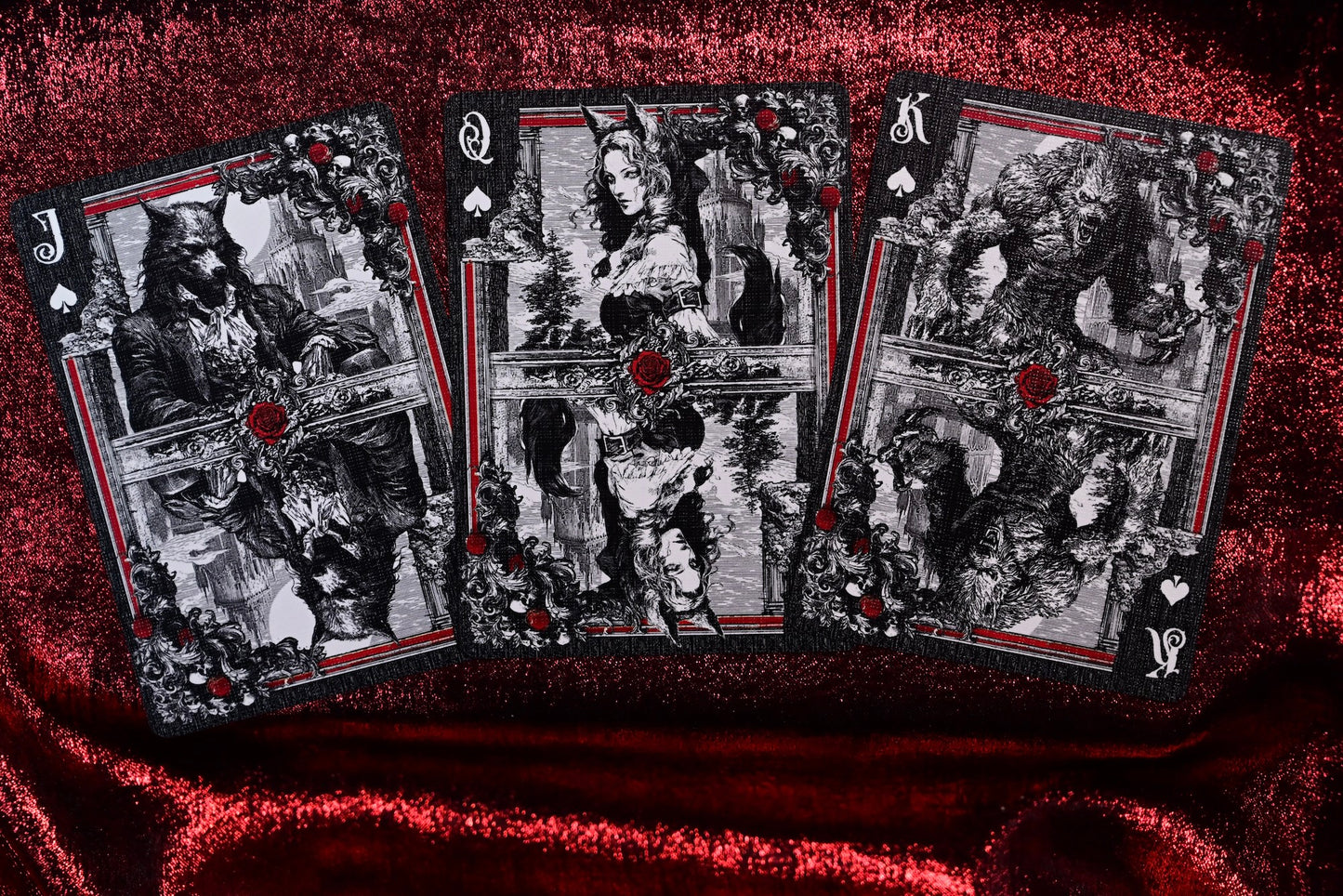 Trinity of Night playing cards series