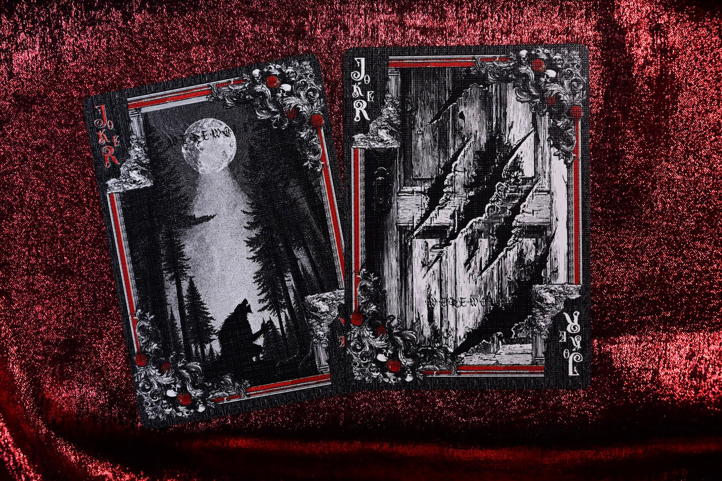 Trinity of Night playing cards series