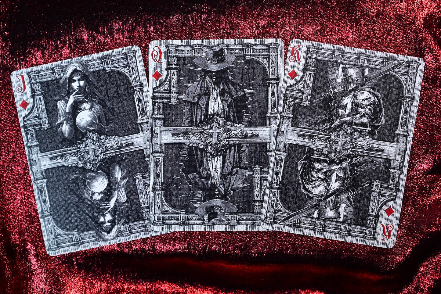 Trinity of Night playing cards series