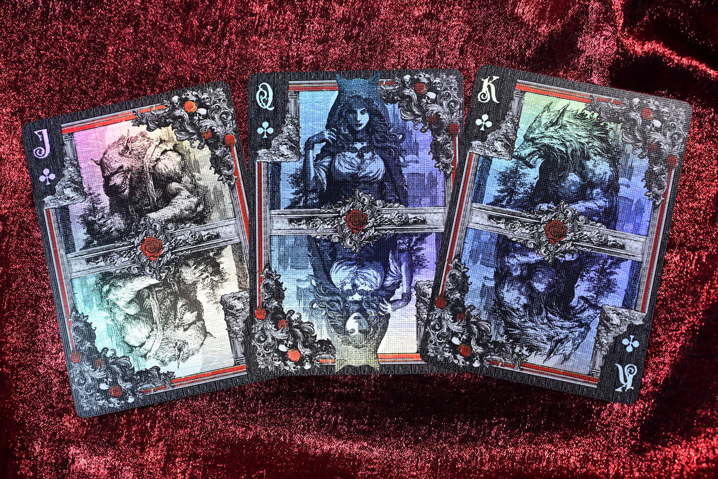 Trinity of Night playing cards series