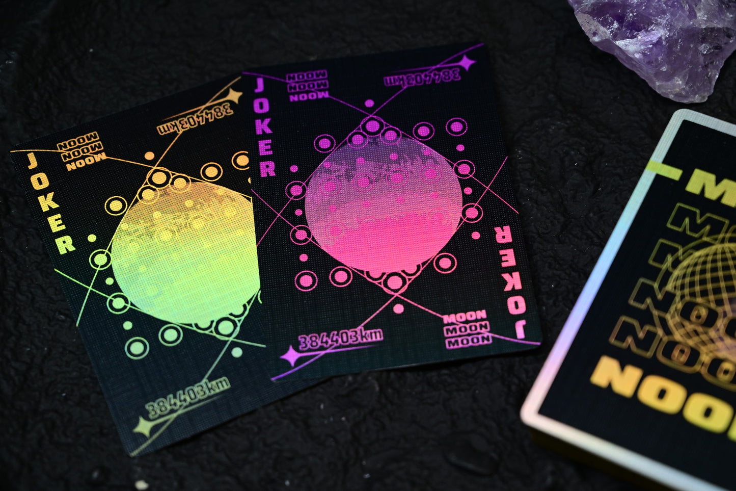 MOON (Super HOLO Series) cardistry playing cards