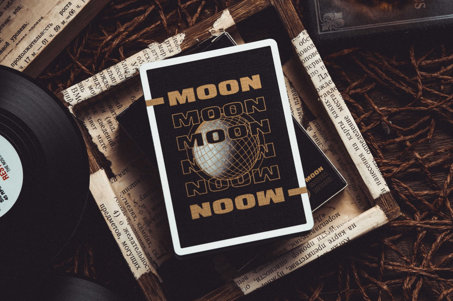 MOON (Super HOLO Series) cardistry playing cards