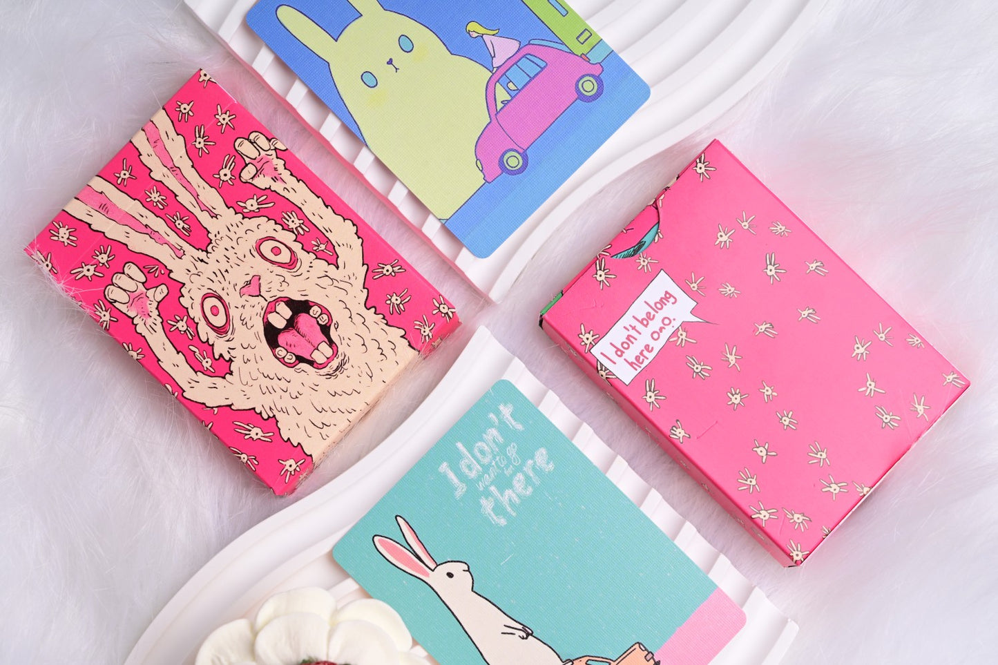 Radio Cat & Mad Bunny playing cards