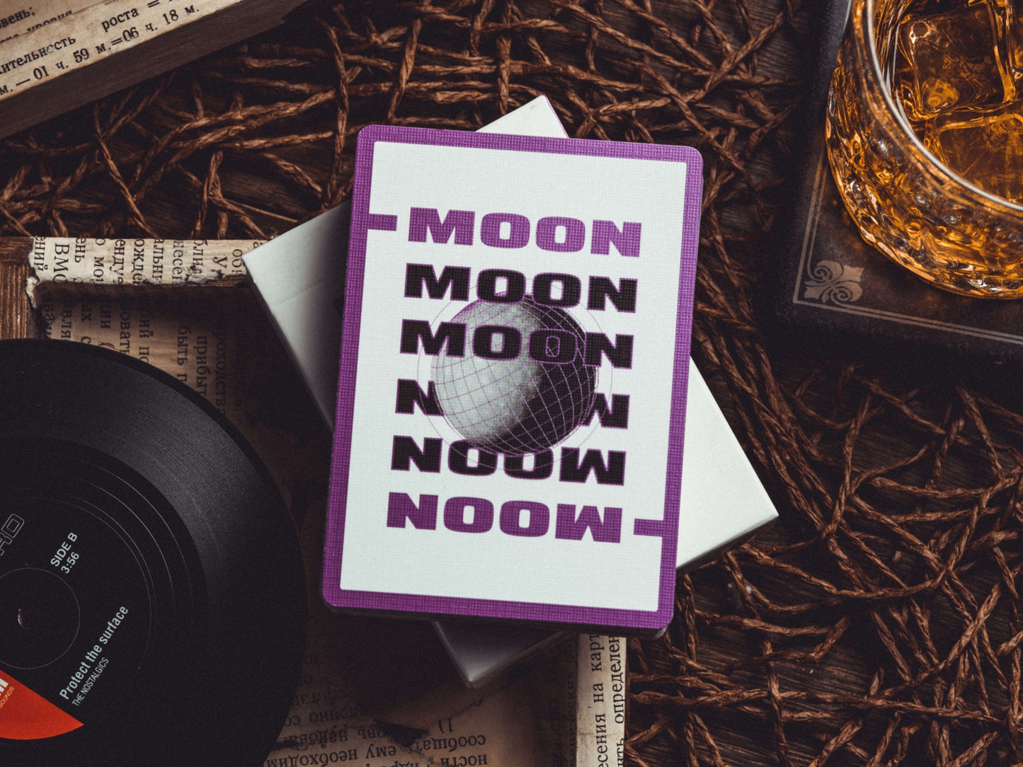 MOON (Super HOLO Series) cardistry playing cards