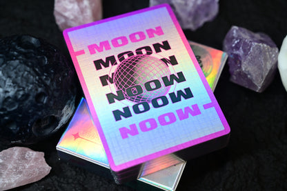 MOON (Super HOLO Series) cardistry playing cards